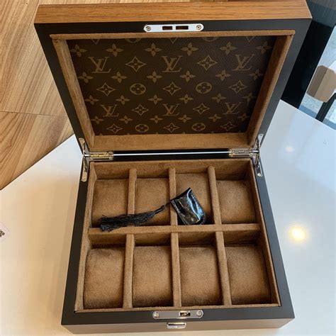 louis vuitton watch boxes|louis vitton watch case.